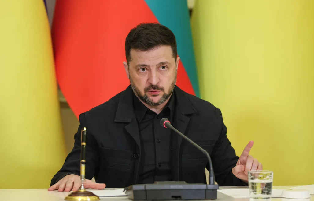 Wołodymyr Zełenski. Fot. PAP/Viktor Kowalchuk