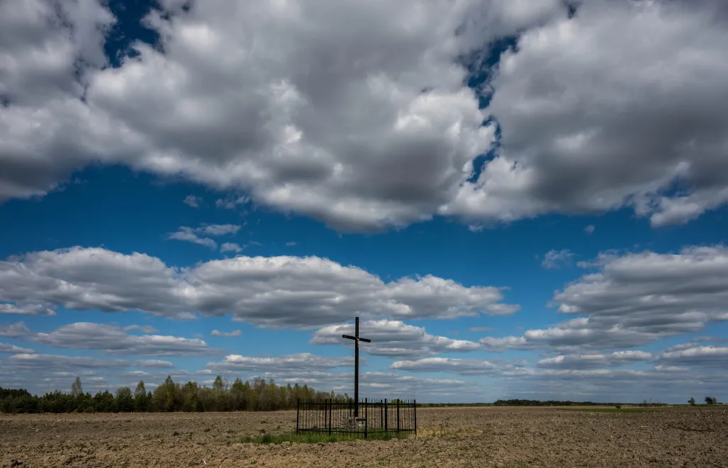 Wola Ostrowiecka na Wołyniu. Fot. PAP/	Vladyslav Musiienko