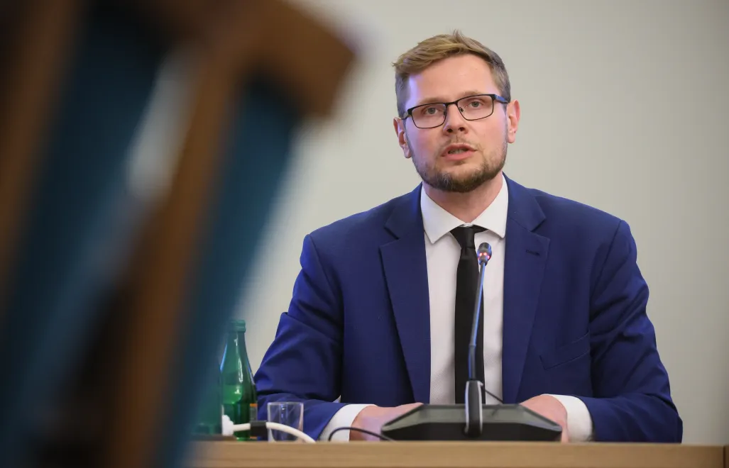 Michał Woś. Fot. PAP/Leszek Szymański