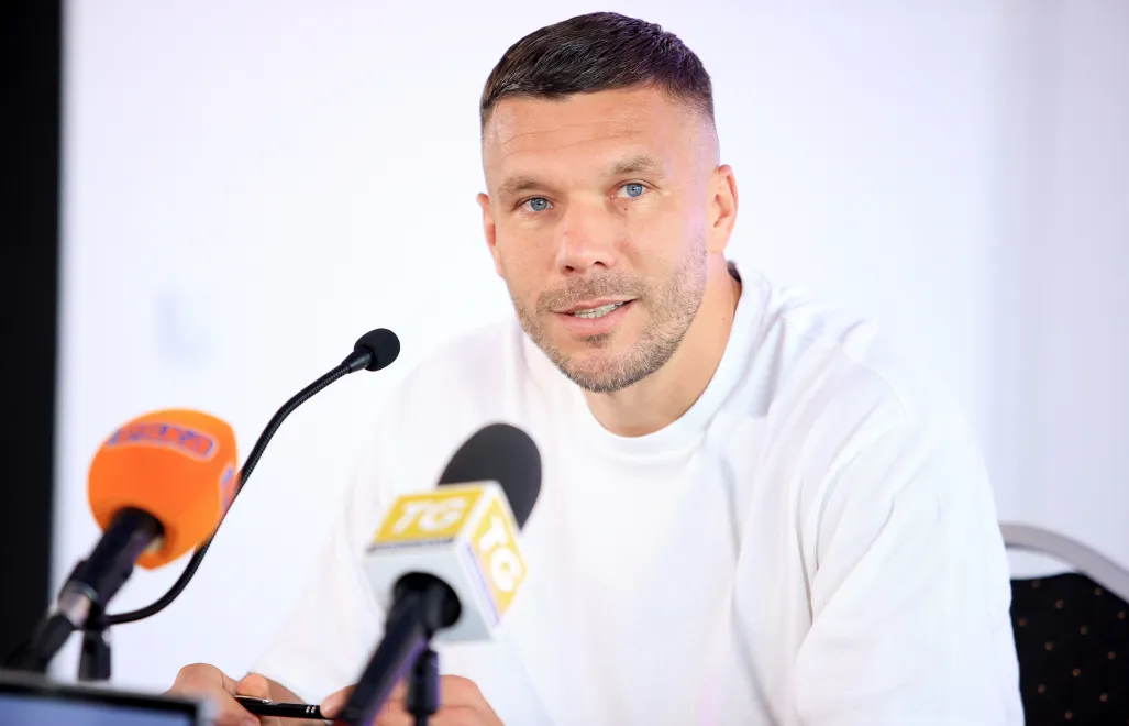 Lukas Podolski. Fot. PAP/Jarek Praszkiewicz