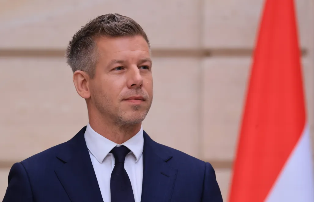 Premier Węgier Peter Magyar. Fot. PAP/EPA/LUDOVIC MARIN / POOL MAXPPP