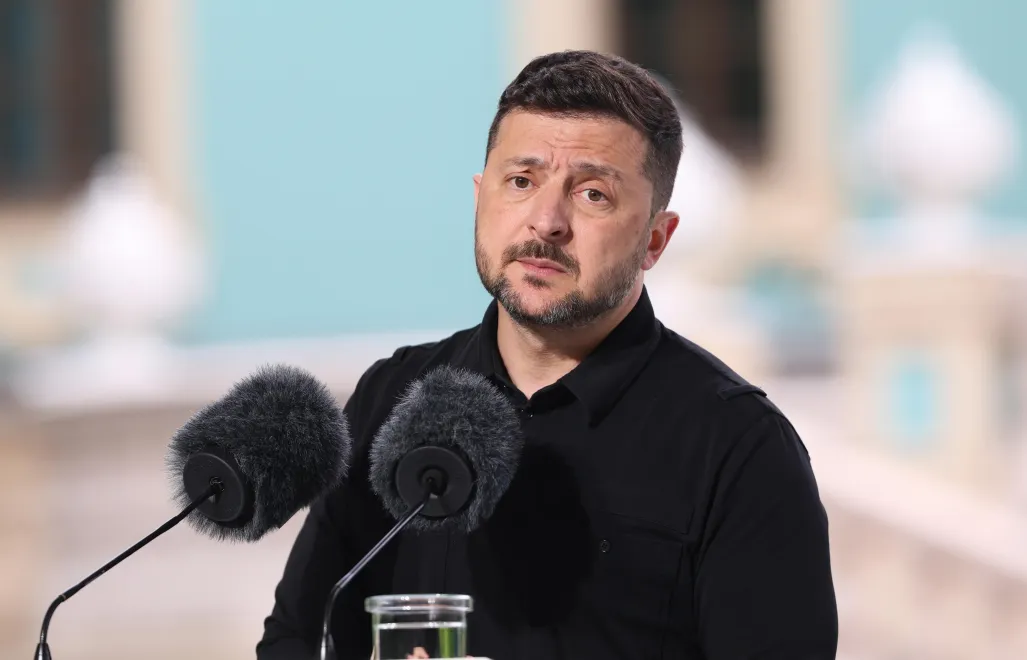 Prezydent Ukrainy Wołodymyr Zełenski. Fot. PAP/Victor Kovalchuk