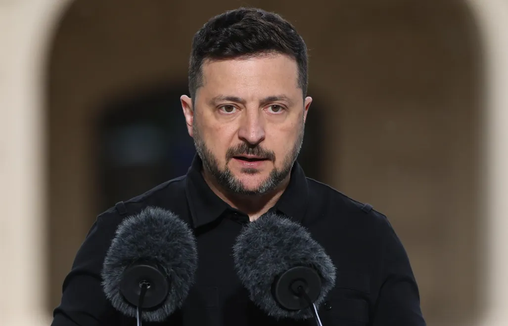 Wołodymyr Zełenski Fot. PAP/EPA/Victor Kovalchuk