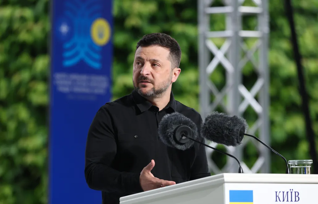 Wołodymyr Zełenski. Fot. PAP/Victor Kovalchuk