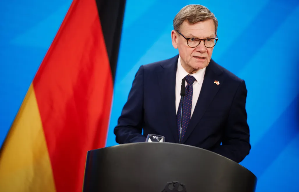 Minister spraw zagranicznych Niemiec Johann Wadephul. Fot. PAP/EPA/CLEMENS BILAN