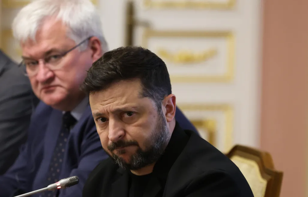Prezydent Ukrainy Wołodymyr Zełenski. Fot. PAP/Victor Kovalchuk