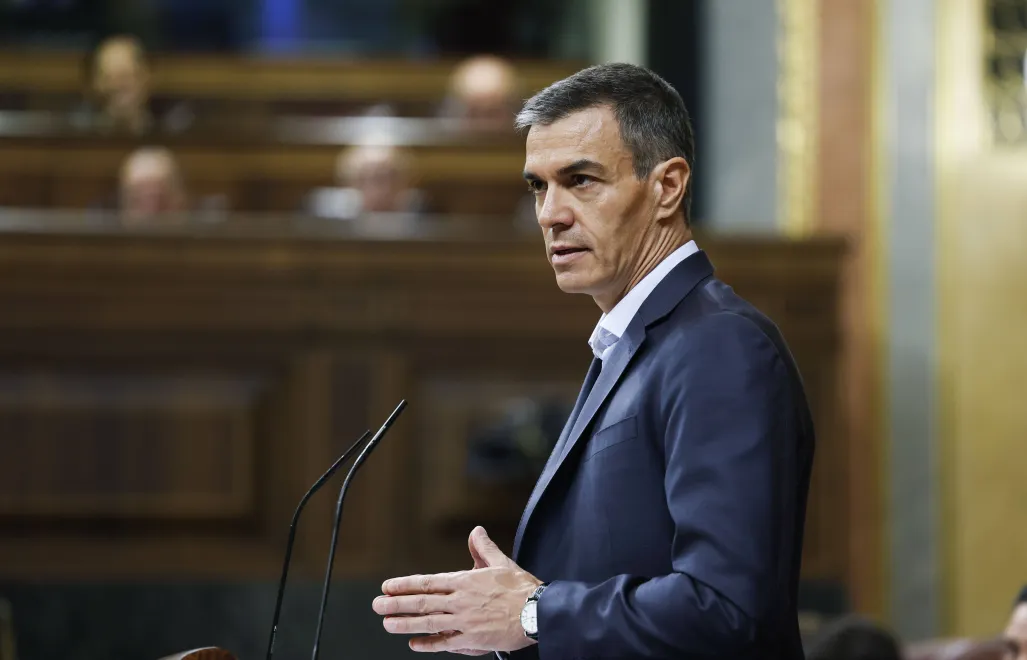 Premier Hiszpanii Pedro Sanchez. Fot. PAP/EPA/CHEMA MOYA