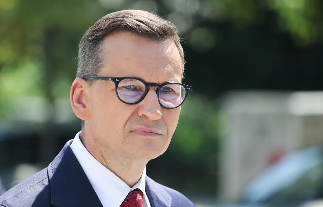 Były premier Mateusz Morawiecki. Fot. PAP/	Albert Zawada