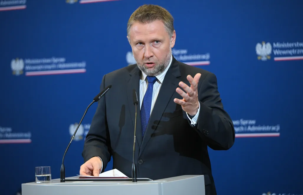 Szef MSWiA Marcin Kierwiński. Fot: PAP/Marcin Obara