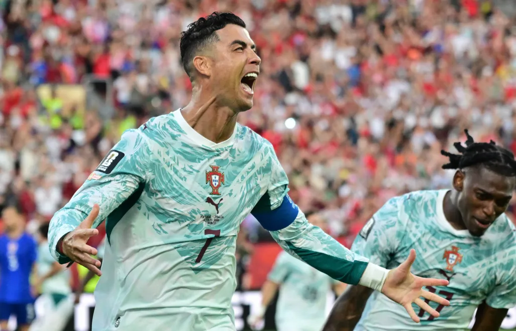 Christiano Ronaldo. Fot. PAP/ EPA/EDUARDO LIMA