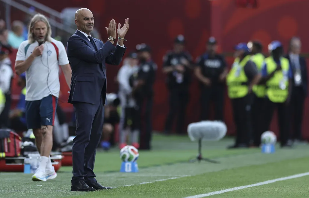Selekcjoner reprezentacji Portugalii Roberto Martinez. Fot. PAP/EPA/MIGUEL A. LOPES