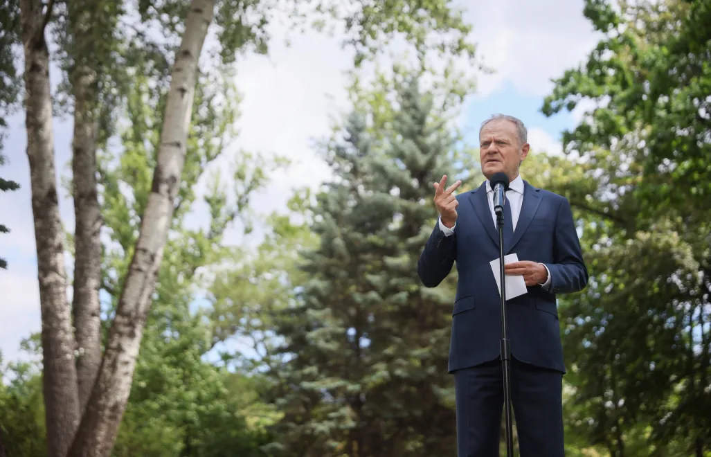 Premier Donald Tusk. Fot. PAP/Leszek Szymański