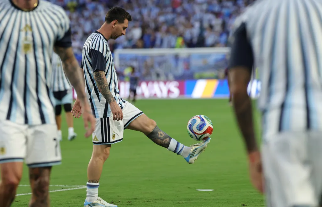 Lionel Messi. Fot. PAP/EPA/CRISTOBAL HERRERA-ULASHKEVICH 