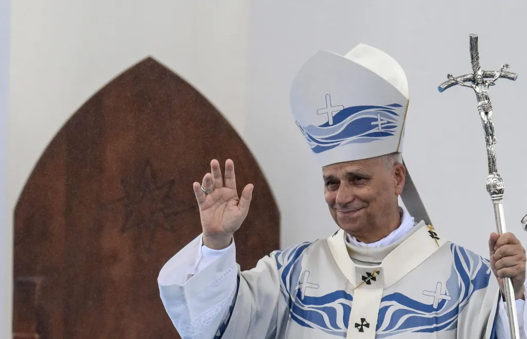 Papież Leon XIV. Fot. PAP/EPA/CIRO FUSCO