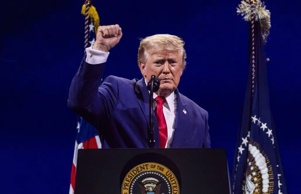 Donald Trump. Fot. EPA/JIM LO SCALZO / POOL