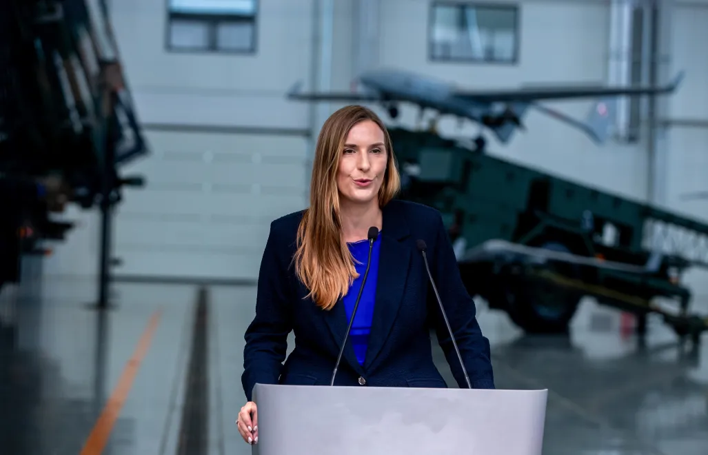 Wiceszefowa MON Magdalena Sobkowiak-Czarnecka. Fot. PAP/	Agnieszka Bielecka