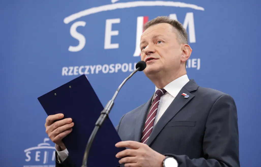 Przewodniczący KP PiS Mariusz Błaszczak. Fot. PAP/Tomasz Gzell