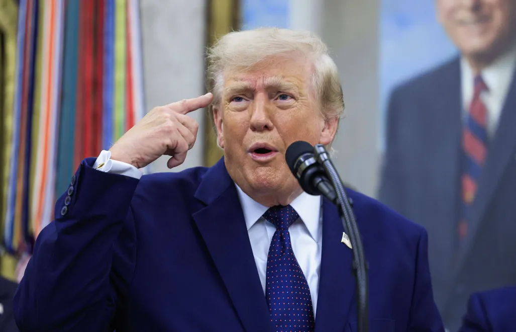 Дональд Трамп. Fot. PAP/EPA/SHAWN THEW / POOL