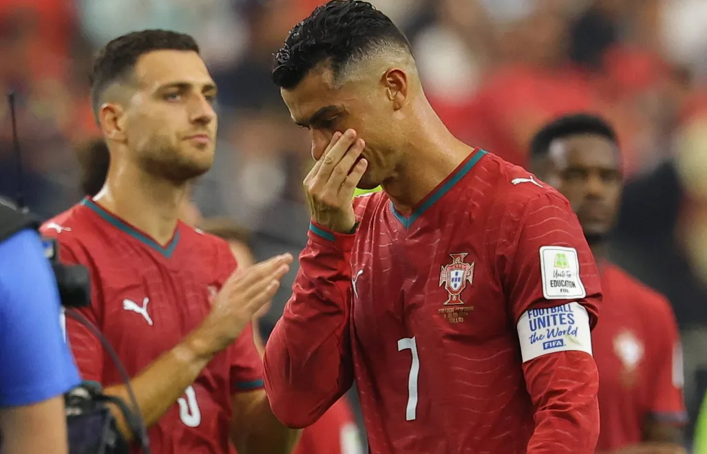 Christiano Ronaldo. Fot. PAP/ EPA/CHRISTOPHER NEUNDORF 