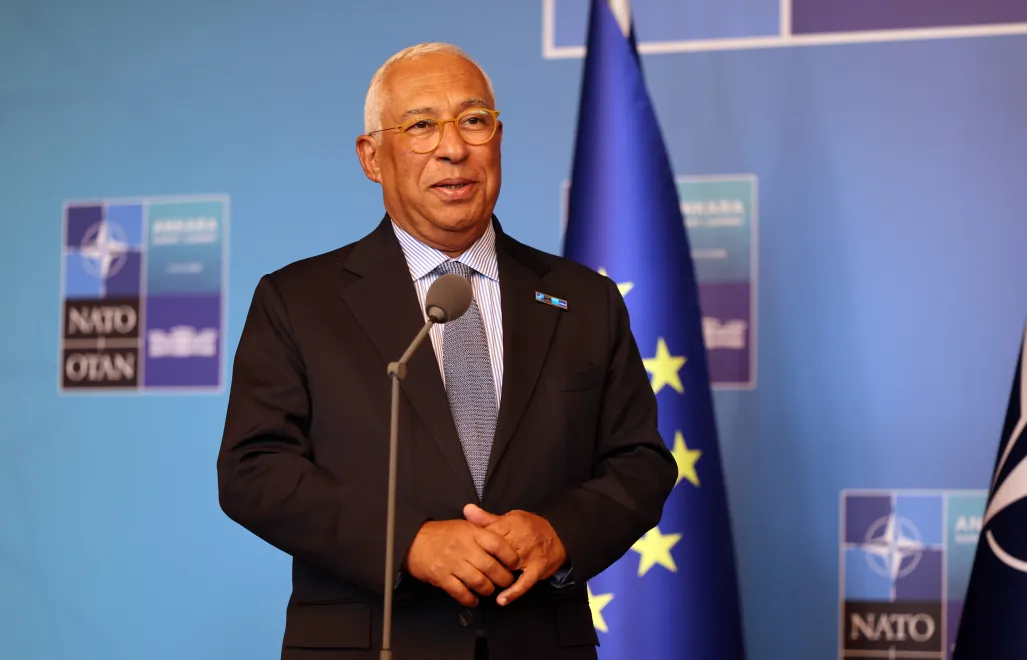 Przewodniczący Rady Europejskiej Antonio Costa. Fot. EPA/GEORGI LICOVSKI
