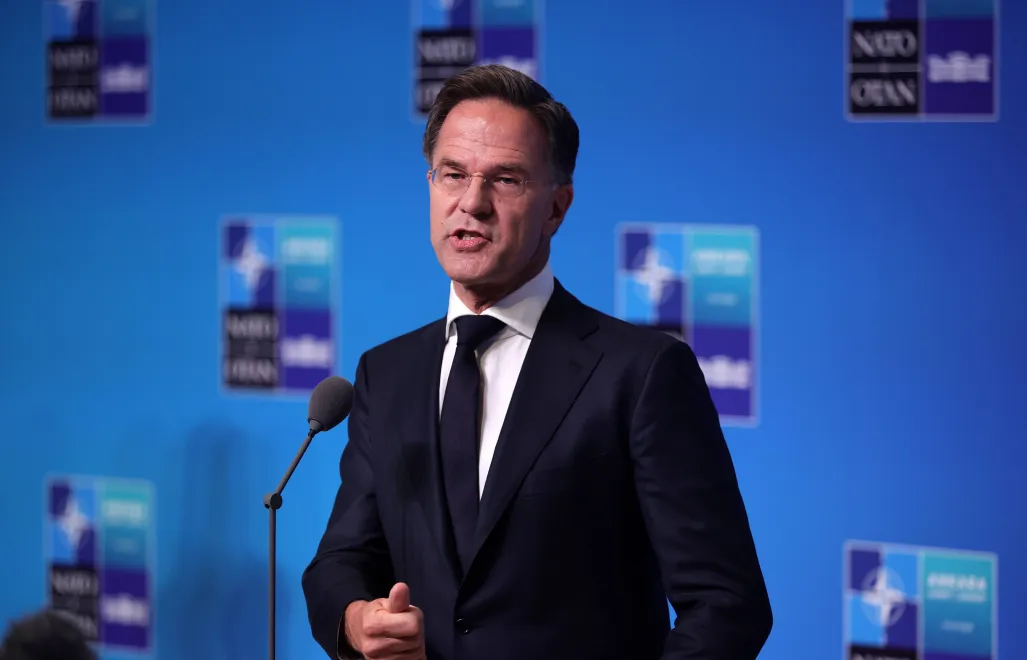 Mark Rutte. Fot. PAP/EPA/NECATI SAVAS