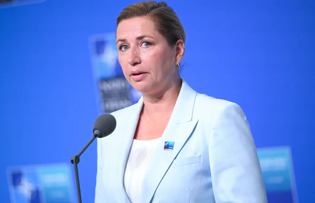 Premier Danii Mette Frederiksen. Fot. PAP/Marcin Obara