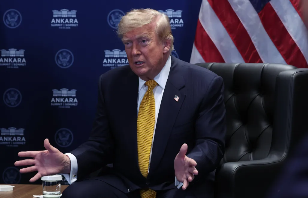 Prezydent USA na szczycie NATO w Ankarze. Fot. PAP/EPA/FILIP SINGER