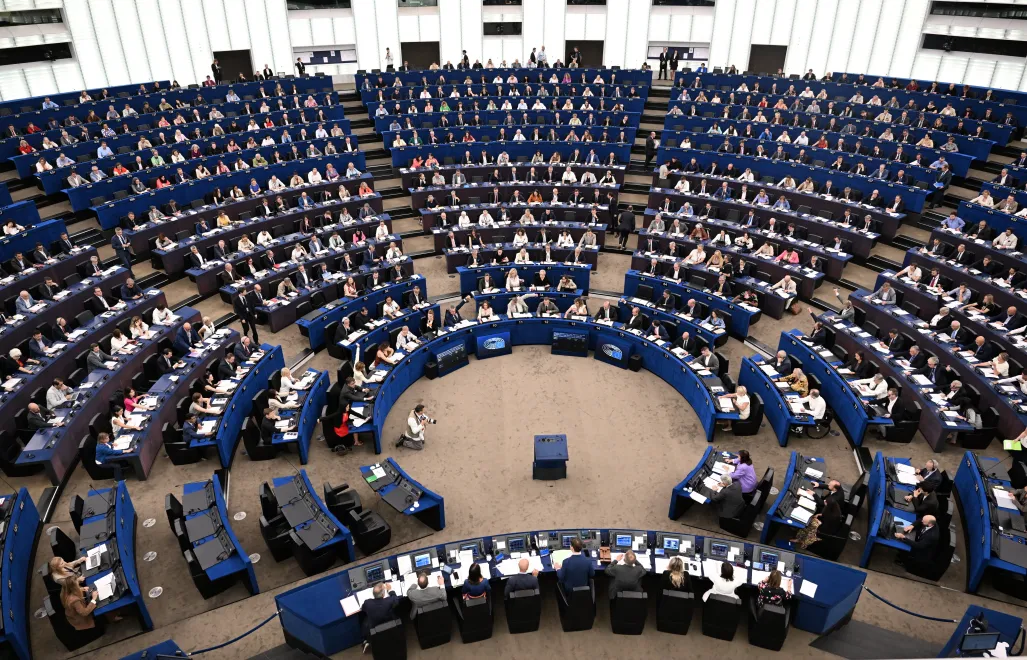 The European Parliament. Photo: PAP/Wiktor Dąbkowski