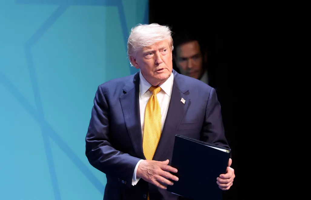 Prezydent USA Donald Trump. Fot. PAP/EPA/	GEORGI LICOVSKI