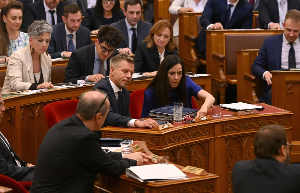 Premier Węgier Peter Magyar. Fot. PAP/EPA/TAMAS PURGER