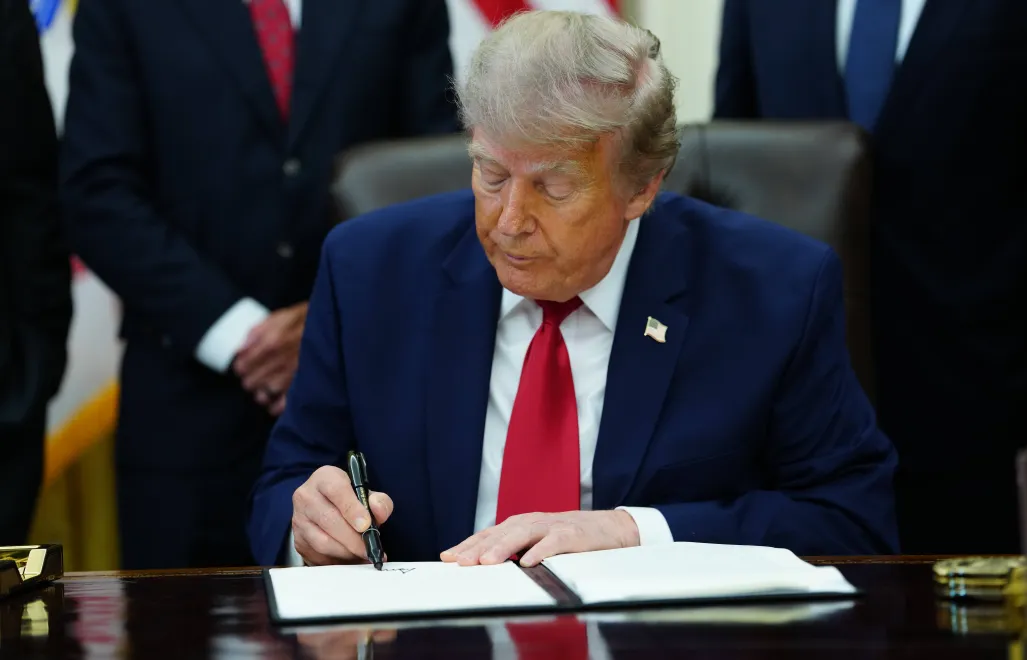 Дональд Трамп. Fot. PAP/EPA/AARON SCHWARTZ / POOL