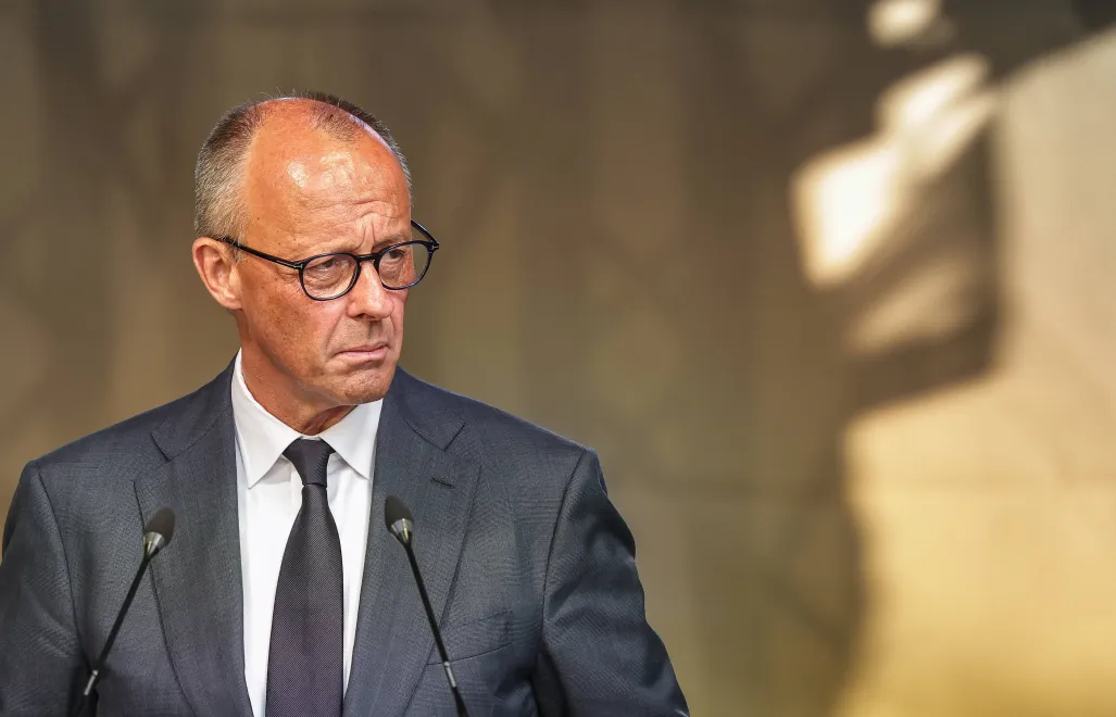 Kanclerz Niemiec Friedrich Merz. Fot. PAP/EPA/FRIEDEMANN VOGEL