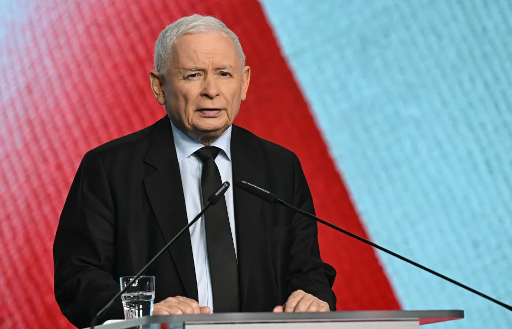 Prezes PiS Jarosław Kaczyński. Fot. PAP/Radek Pietruszka