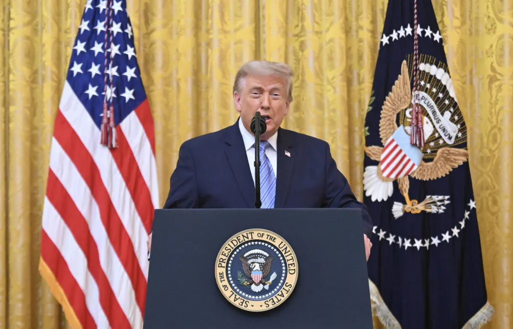 Donald Trump. Fot. PAP/EPA/SAUL LOEB 