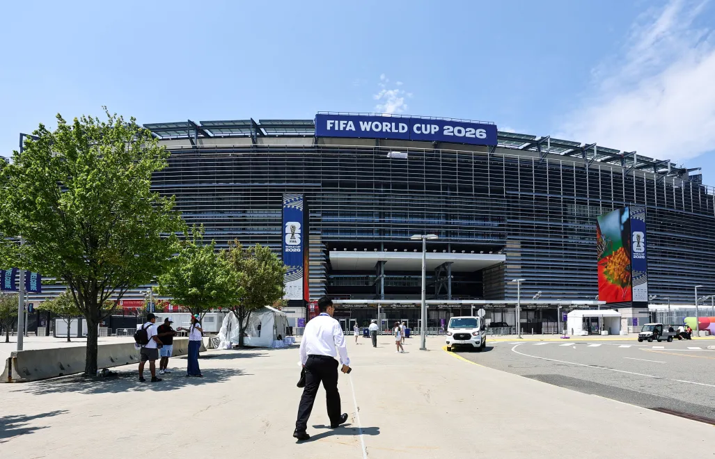 Stadion finału mundialu w East Rutherford, fot. PAP/EPA/RONALD WITTEK