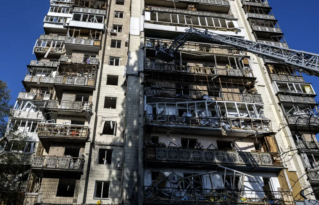Наслідки російського обстрілу Києва, 19.07.2026. Fot. PAP/Vladyslav Musiienko