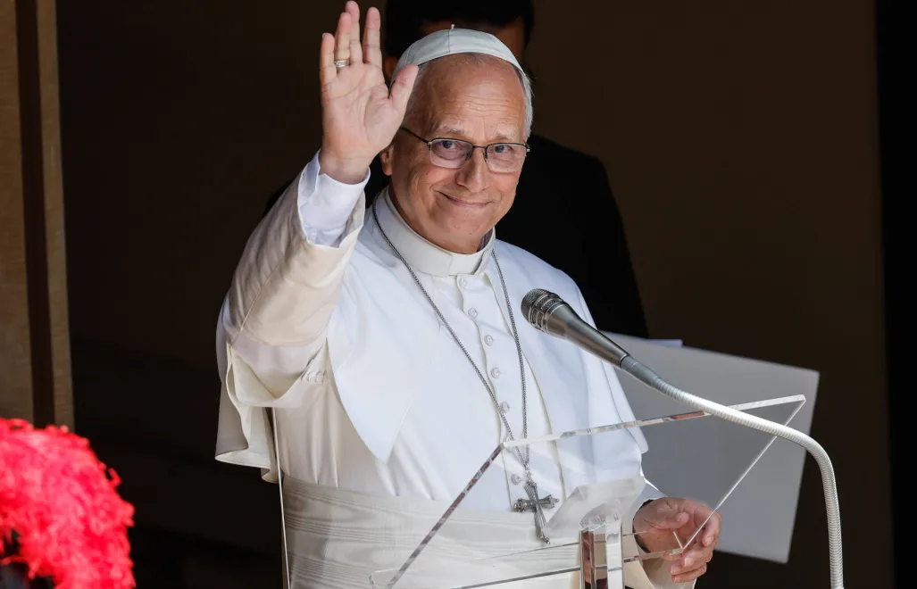 Papież Leon XIV. Fot. PAP/EPA/GIUSEPPE LAMI