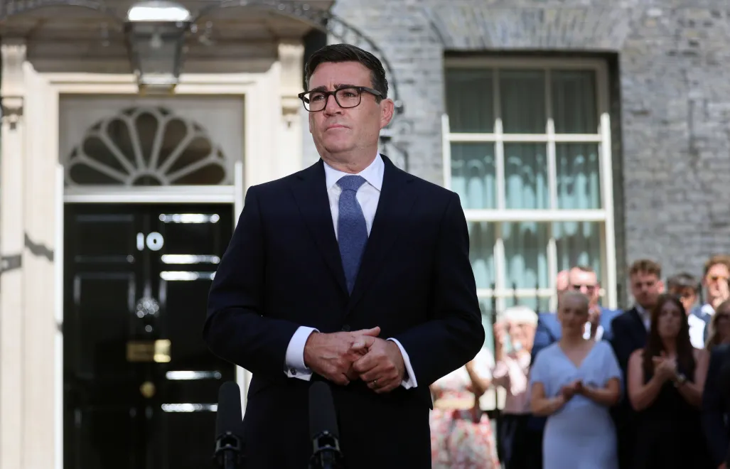 Andy Burnham. Fot. PAP/EPA/ANDY RAIN