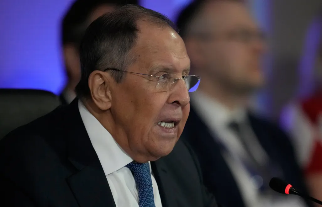 Министр иностранных дел Сергей Лавров. Fot. PAP/EPA/AARON FAVILA/POOL