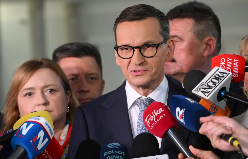 Mateusz Morawiecki. Photo: PAP/Radek Pietruszka