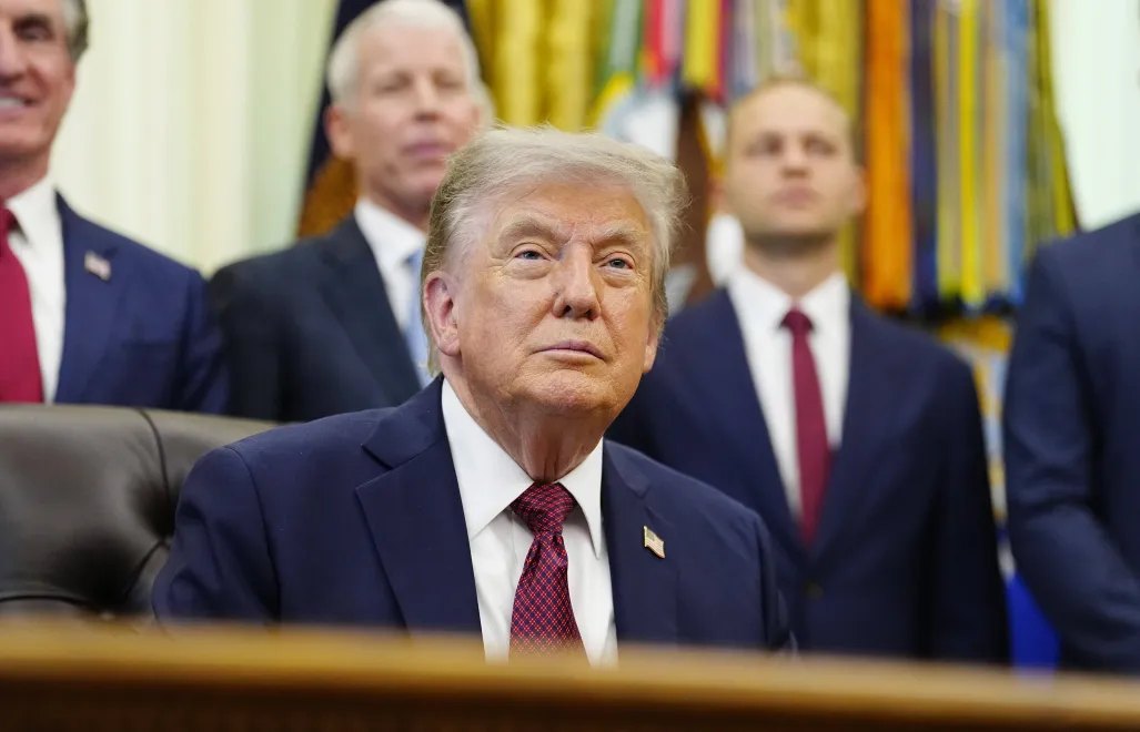 Дональд Трамп. Fot. PAP/EPA/BONNIE CASH / POOL