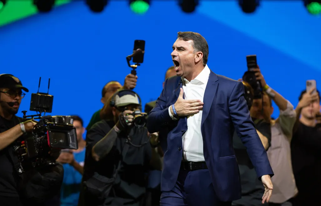 Flavio Bolsonaro, fot. PAP/EPA/EFE/ISAAC FONTANA