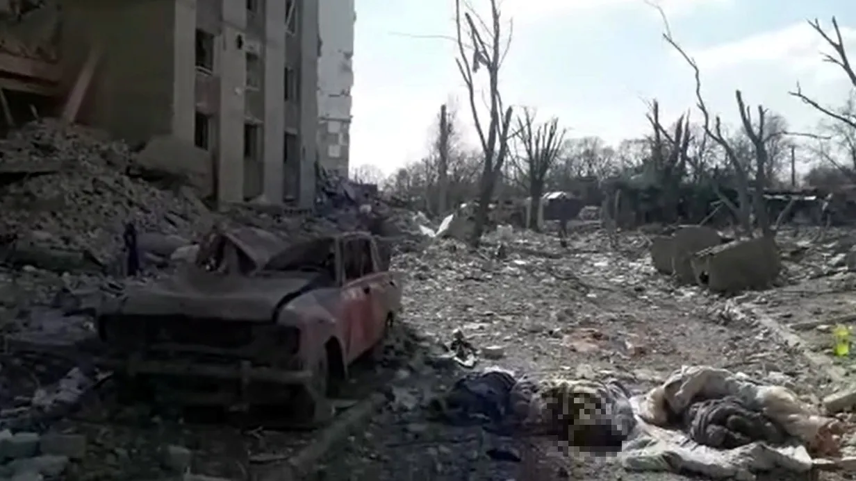 Czernihów, Fot. PAP/DSNS