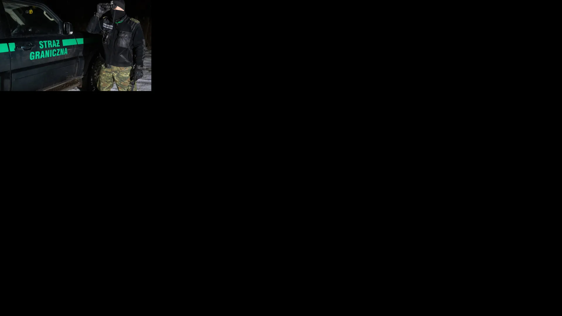 Patrol Straży Granicznej, Fot. PAP/Wojtek Jargiło