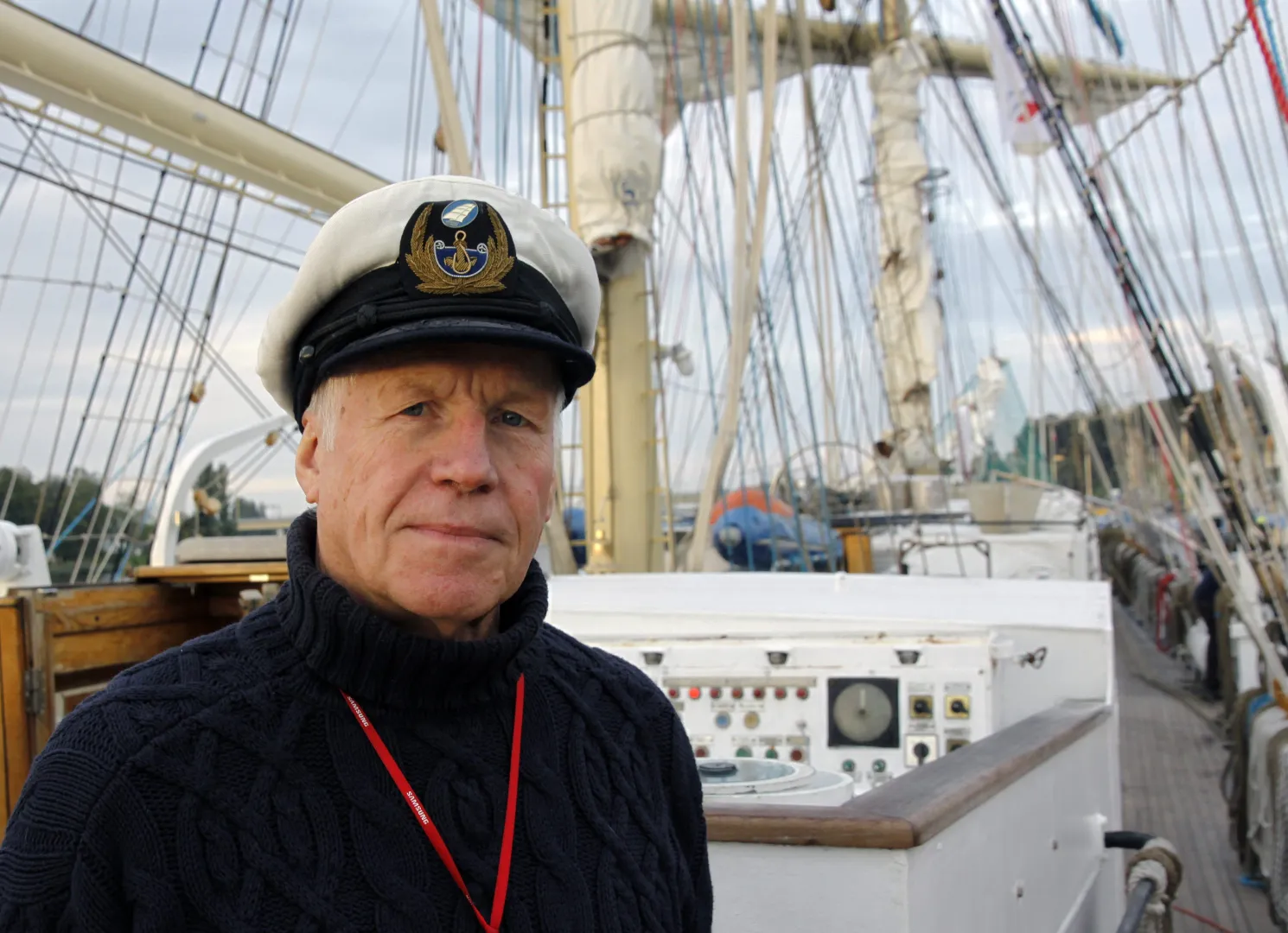 Kapitan Krzysztof Baranowski, fot. PAP/Jerzy Undro