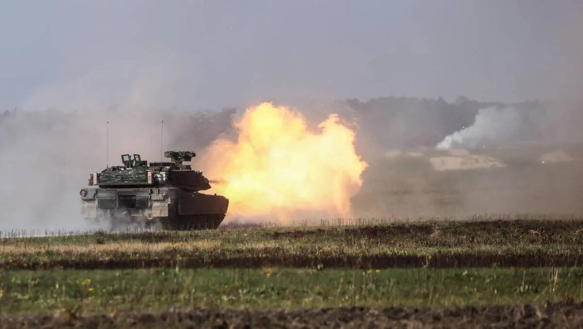 Демонстрація танка M1A2 Abrams. Фотоілюстрація. Fot. PAP/Leszek Szymański