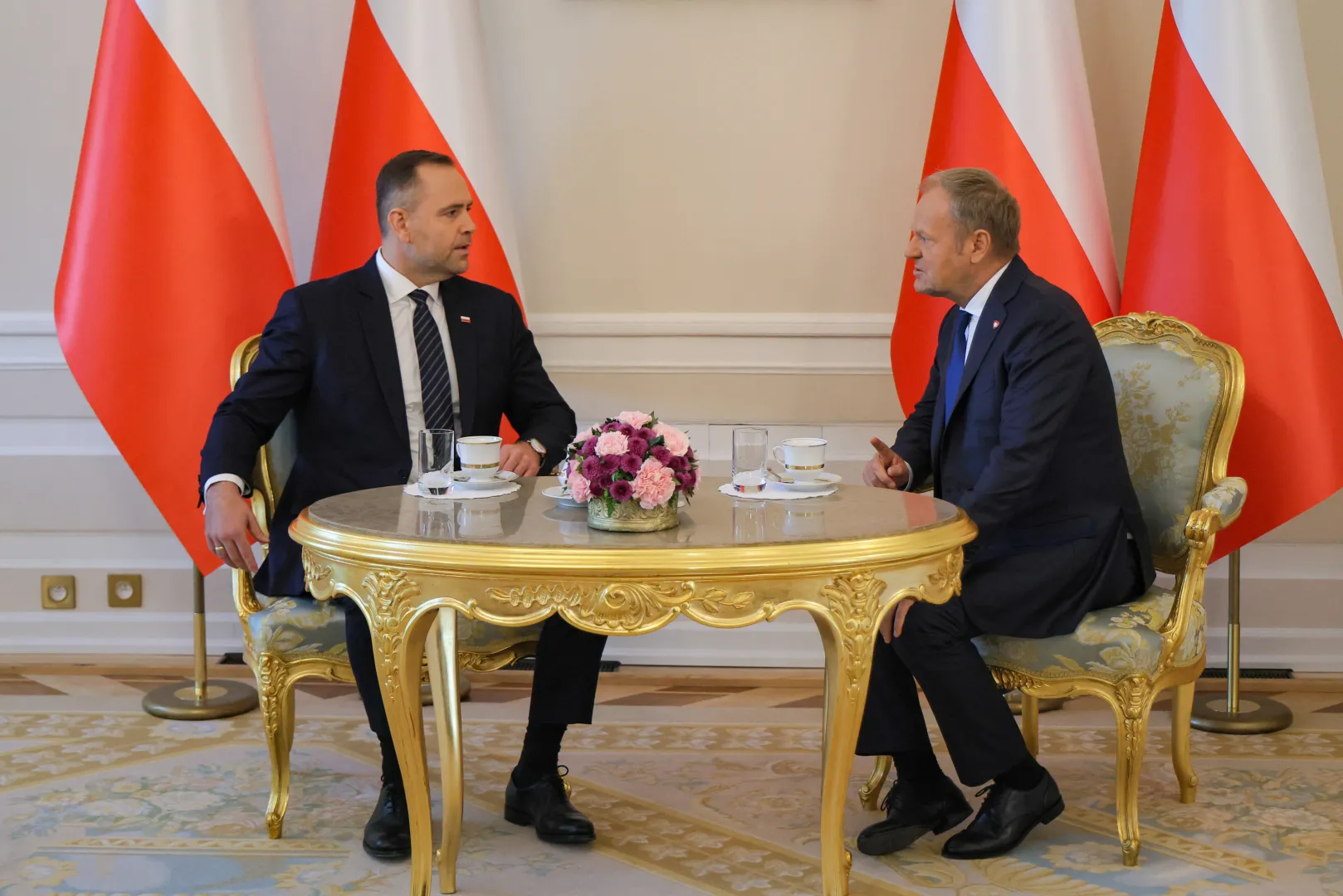 Karol Nawrocki i Donald Tusk Fot. PAP/Paweł Supernak