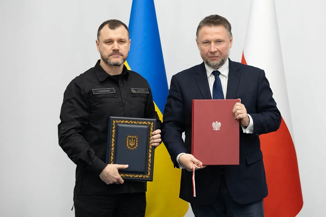 Ігор Клименко та Марцін Кєрвінський. Fot. Ministerstwo Spraw Wewnętrznych i Administracji