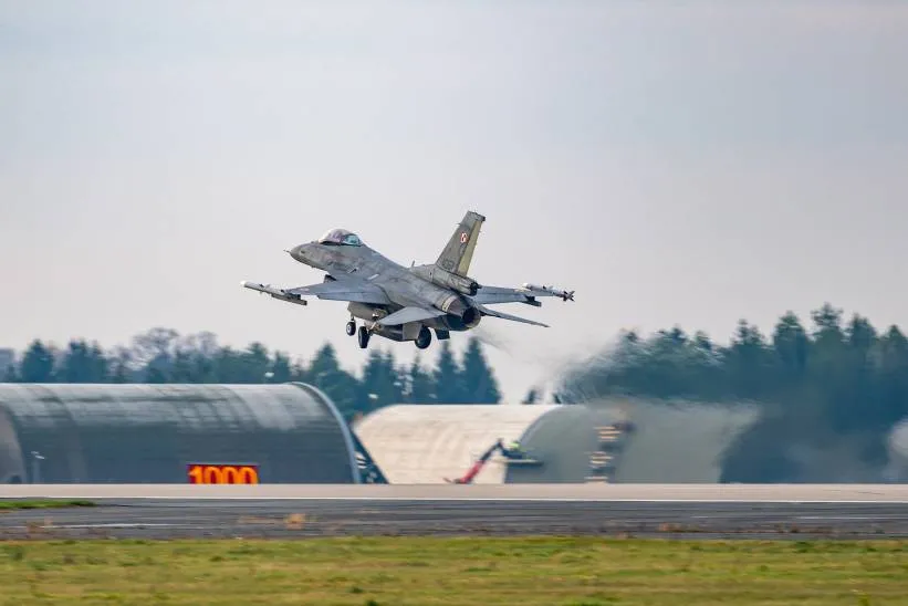 F-16. Photo/PAP/ Jakub Kaczmarczyk