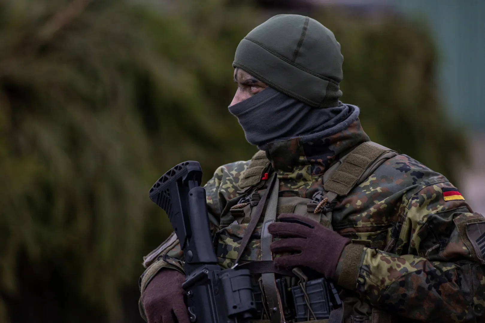 Niemiecki żołnierz. Fot. PAP/EPA/MARTIN DIVISEK